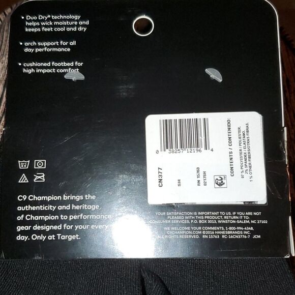 (2) packs of 6 c9 champion low cut youth socks - Picture 3 of 6